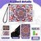 2 Pieces DIY Diamond Painting Purses 5D DIY Diamond Painting Handbag Diamond Art Wristlet Clutch Bag for Women Girls Art Craft Makeup Gift (Mandala)